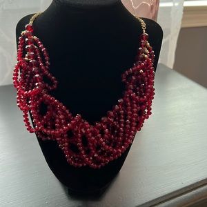 Garnet Red Necklace